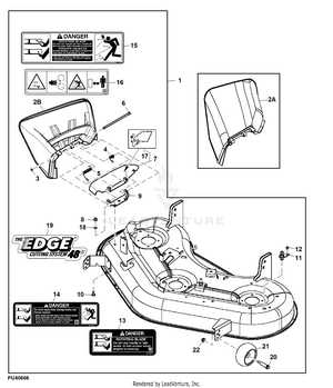 l110 john deere 42 inch mower deck parts diagram