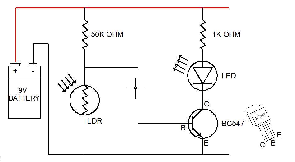 ldr sensor circuit diagram