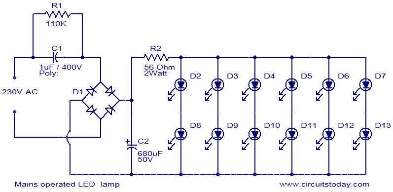 led bulb circuit diagram 230v led bulb circuit diagram 230v