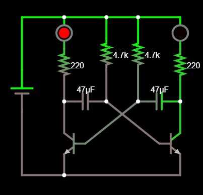 blinking led circuit diagram blinking led circuit diagram