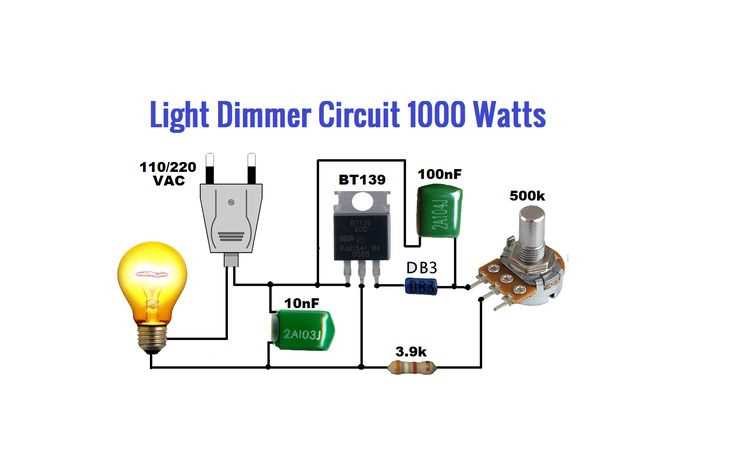 light dimmer circuit diagram