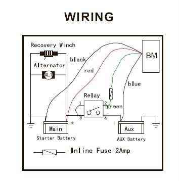 wiring diagram battery isolator