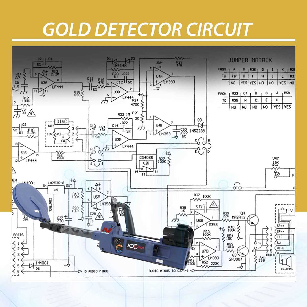 long range metal detector circuit diagram