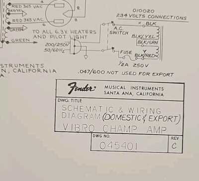 fender champ circuit diagram fender champ circuit diagram