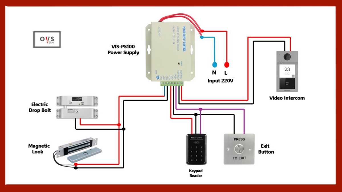 magnetic lock wiring diagram