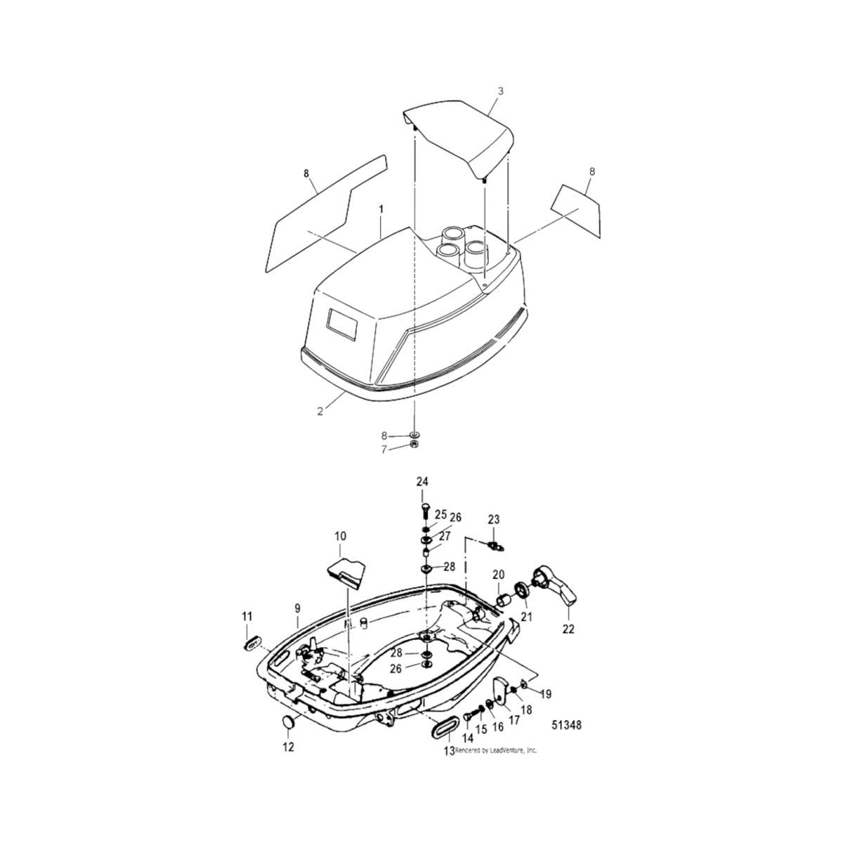 mercury 25 hp outboard parts diagram