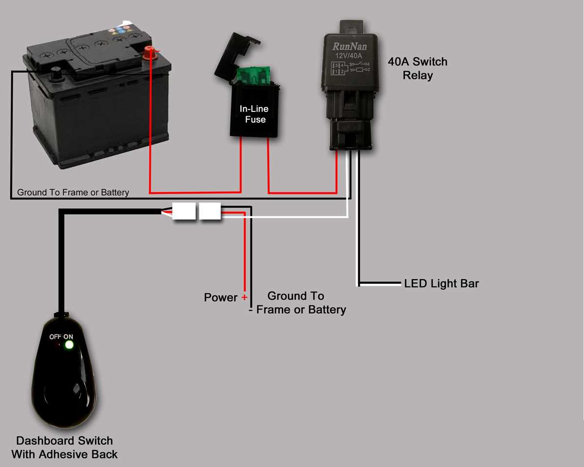 4 wire led light bar wiring diagram