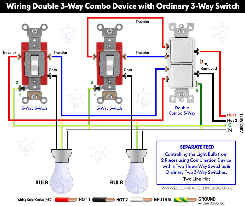3 way switch 3 switches wiring diagram