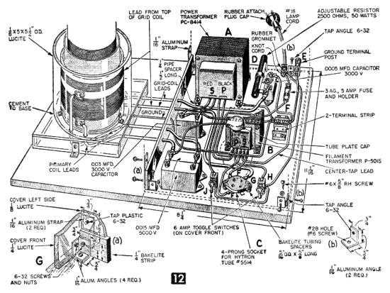 mini tesla coil circuit diagram
