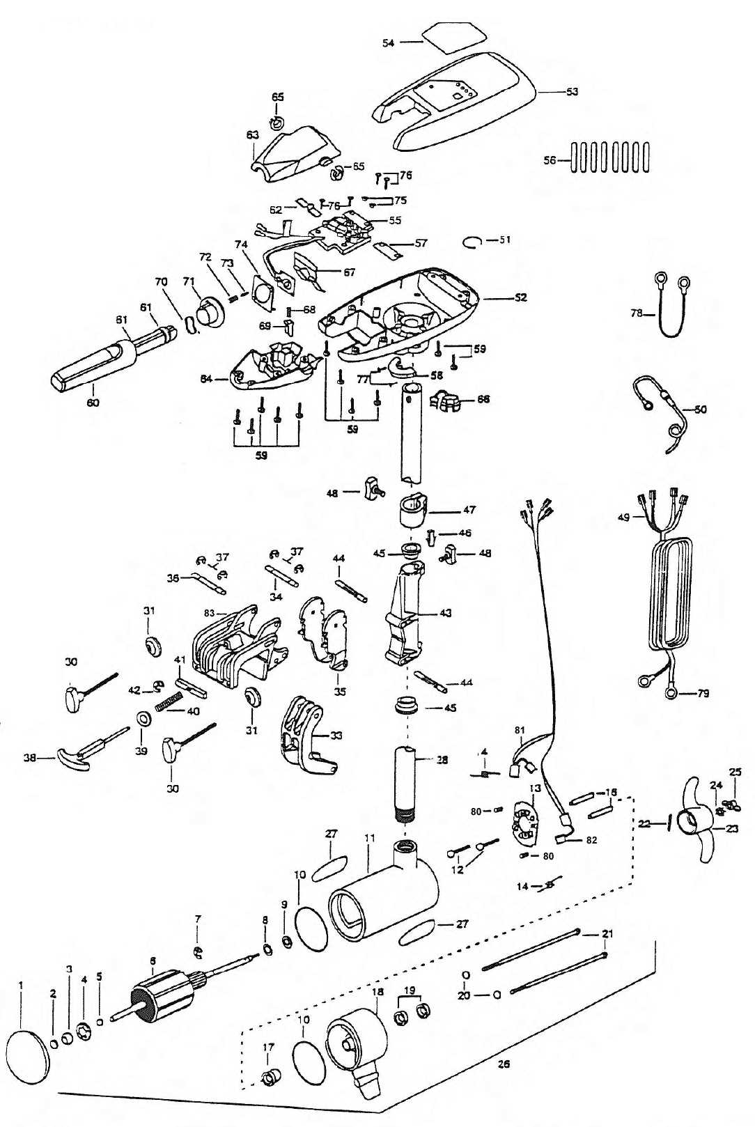 minn kota terrova 80 parts diagram