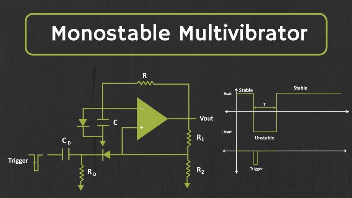 monostable multivibrator circuit diagram