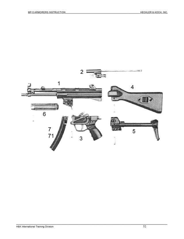 mp5 parts diagram mp5 parts diagram