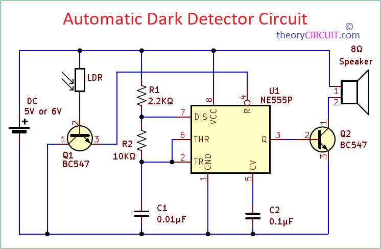 light sensor circuit diagram