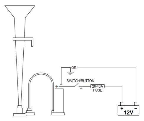 air horn wiring diagram