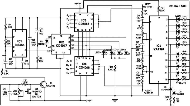 4 channel remote control circuit diagram