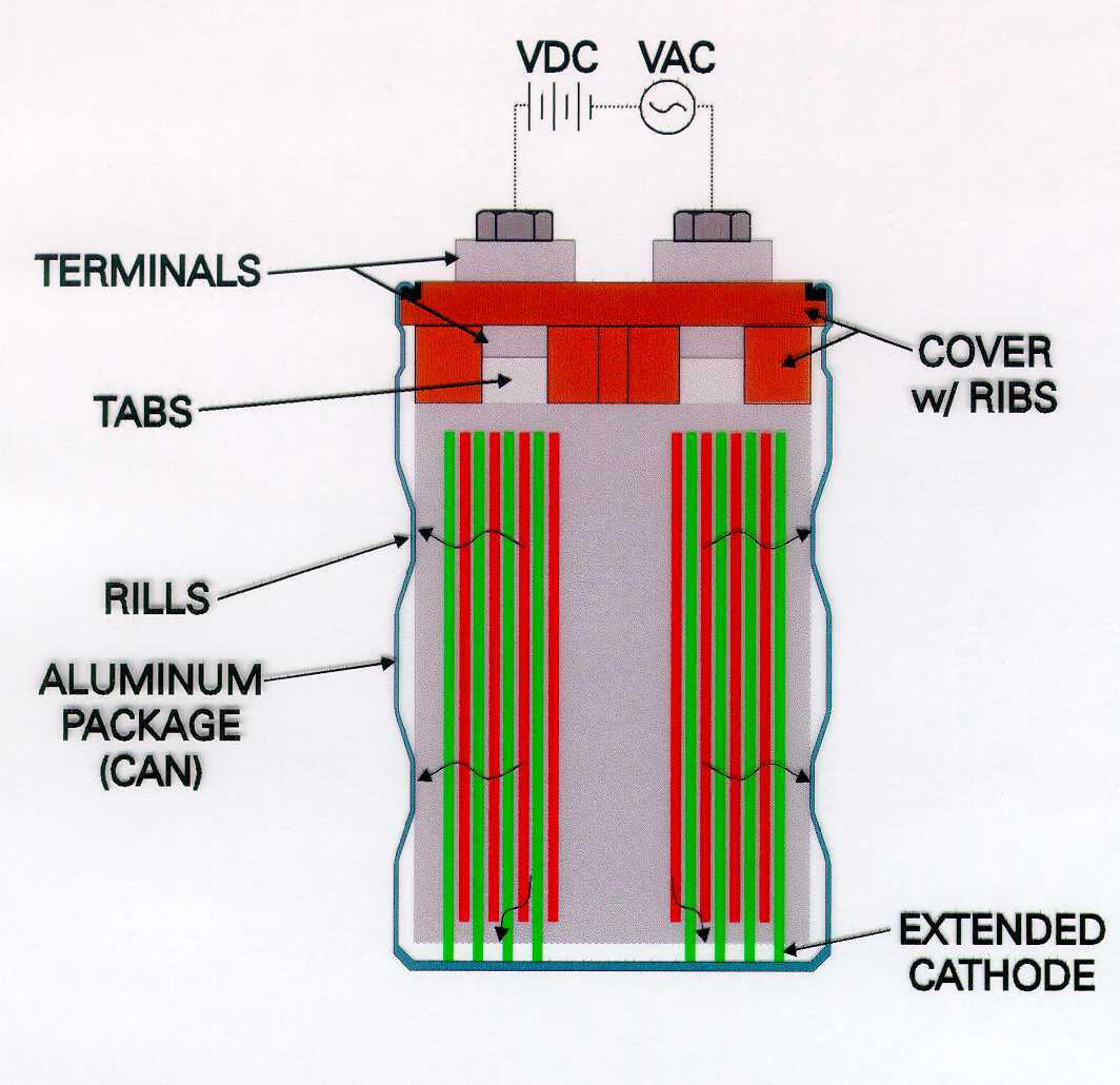electrolytic capacitor circuit diagram