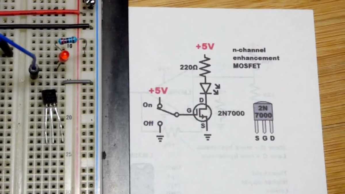 n channel mosfet circuit diagram