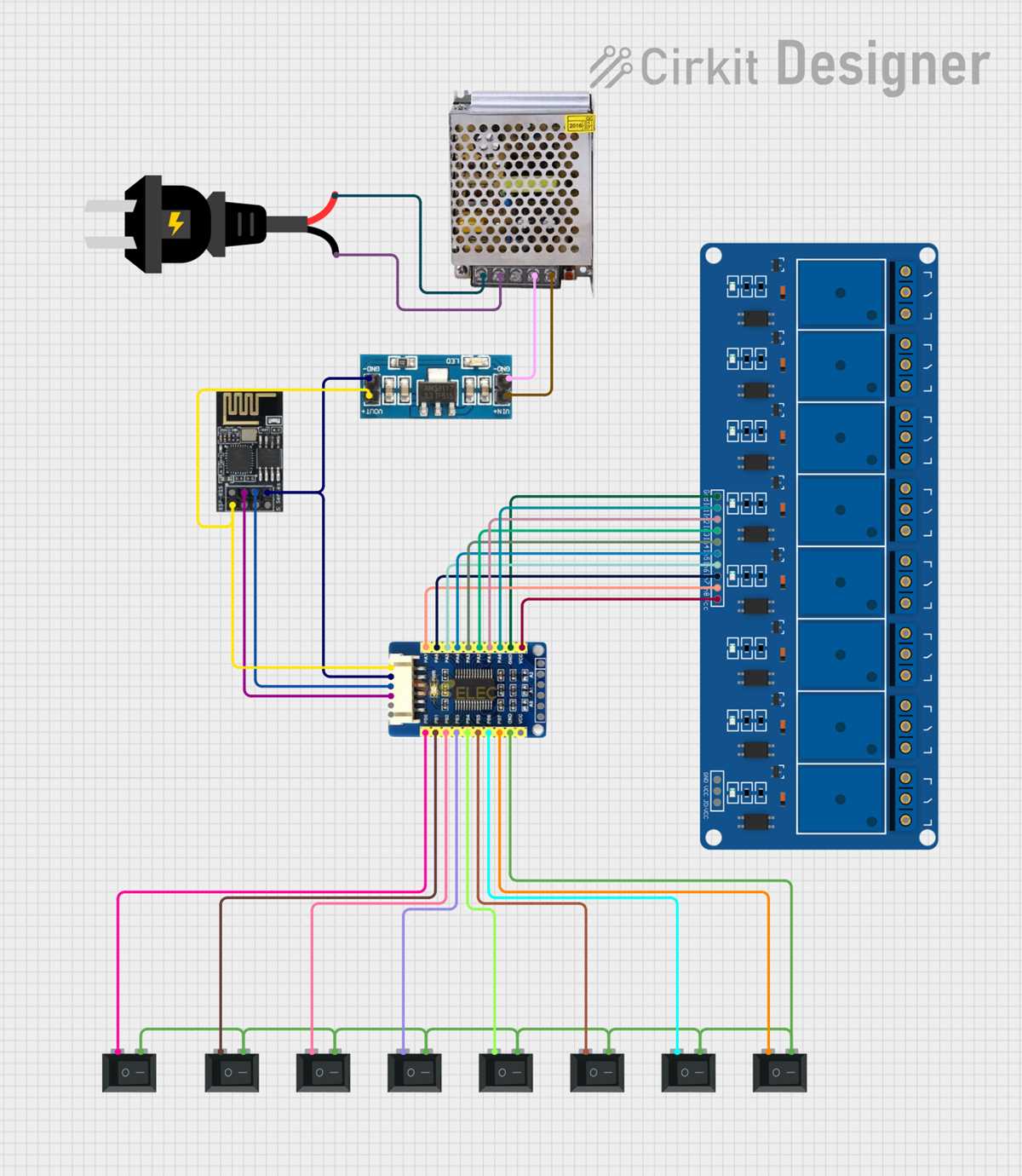 network switch circuit diagram