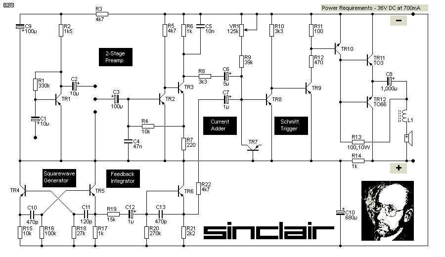 class d audio amplifier circuit diagram