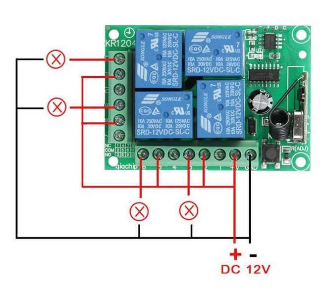 4 channel remote control circuit diagram
