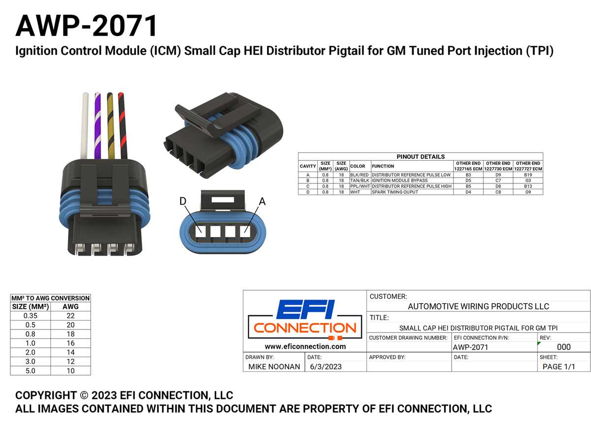 wiring diagram for gm hei distributor