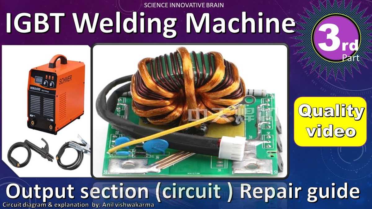 igbt inverter welding machine circuit diagram