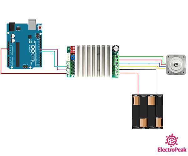 4 wire stepper motor driver circuit diagram