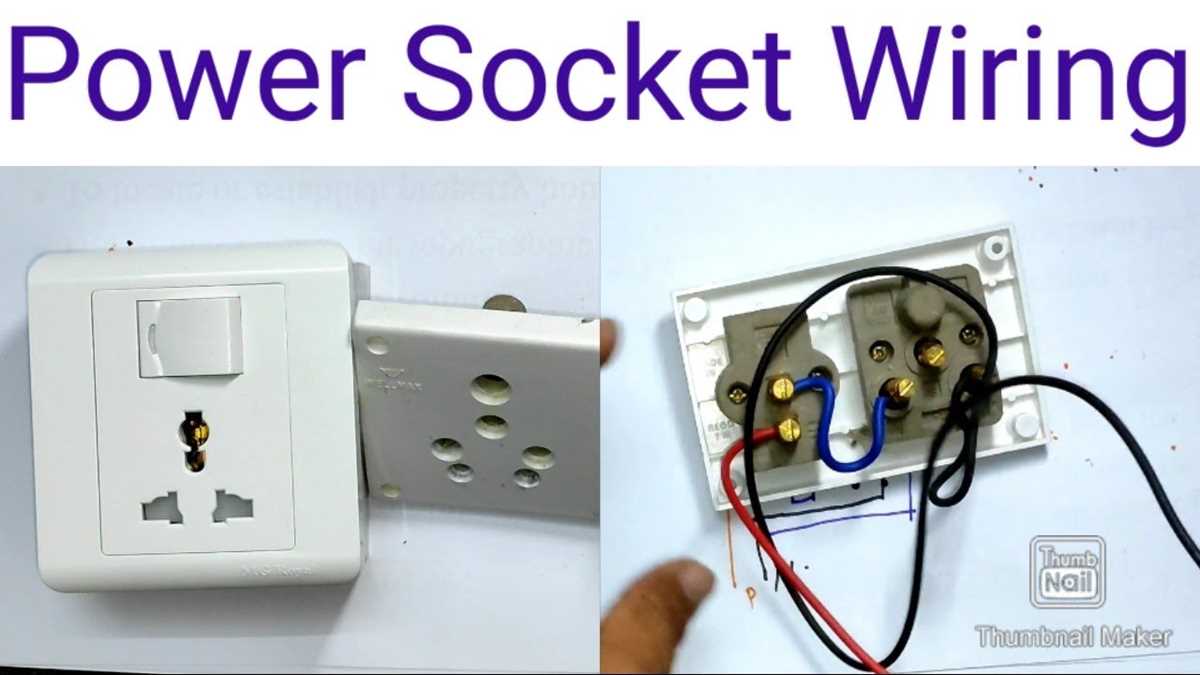 plug socket wiring diagram