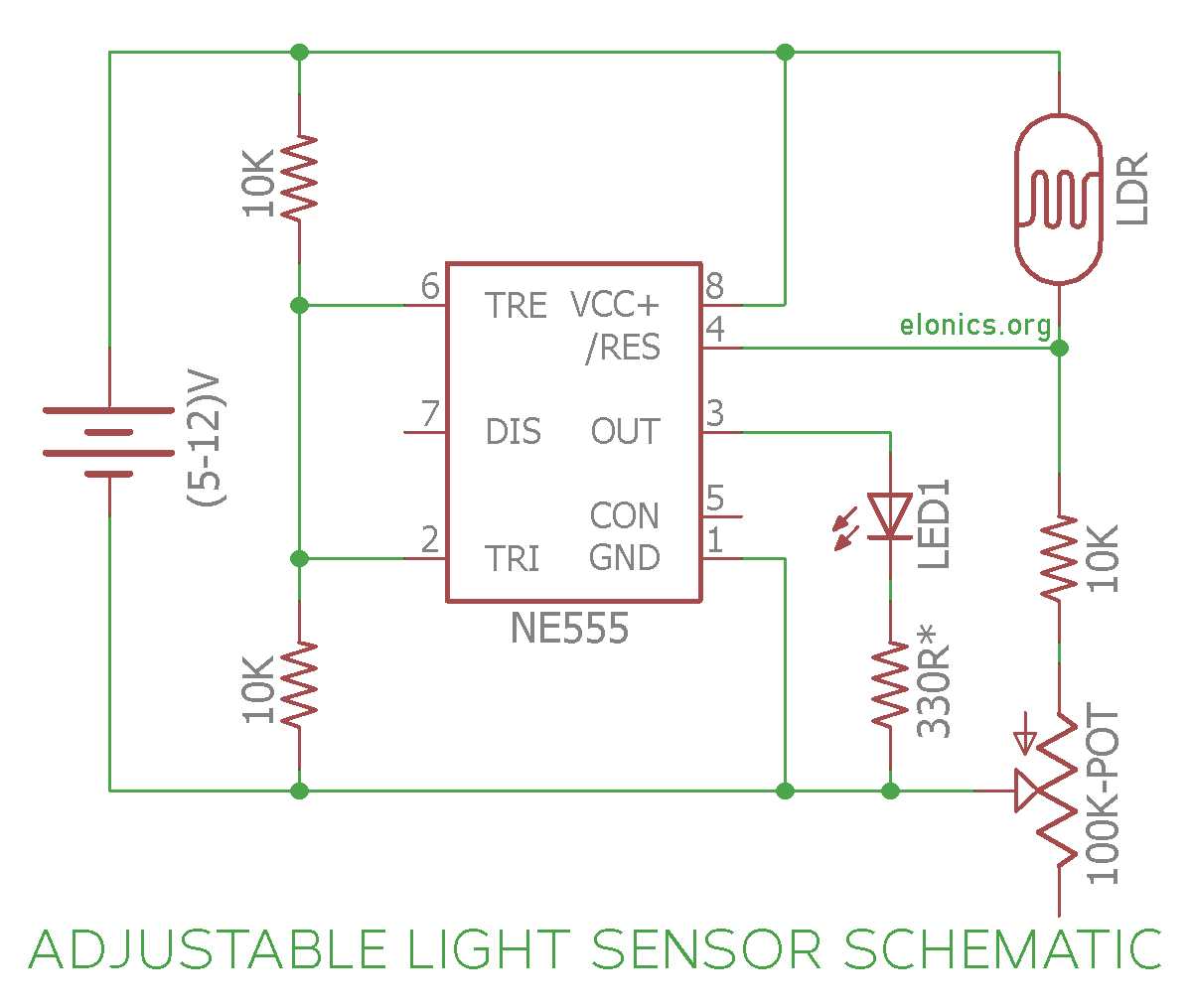 light timer circuit diagram