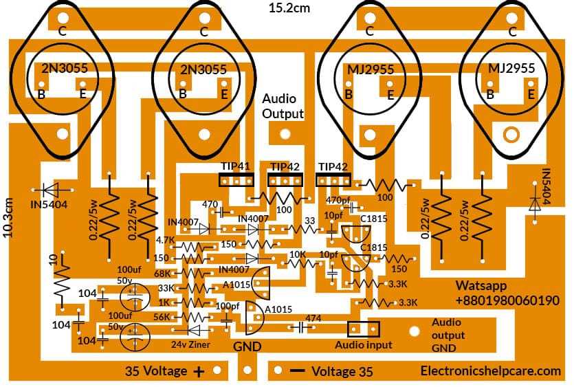 2n3055 circuit diagram