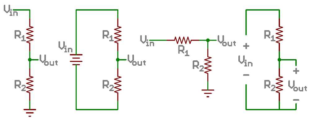 voltage splitter circuit diagram