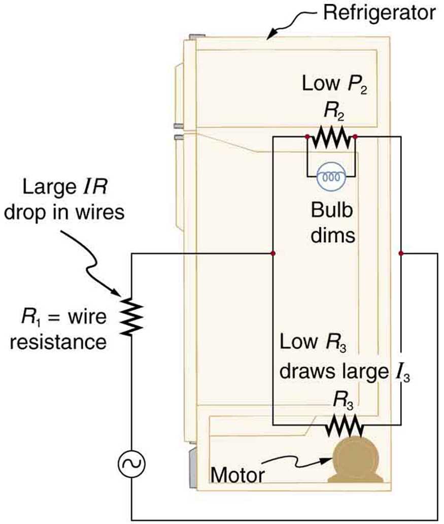 parallel circuit diagram labeled