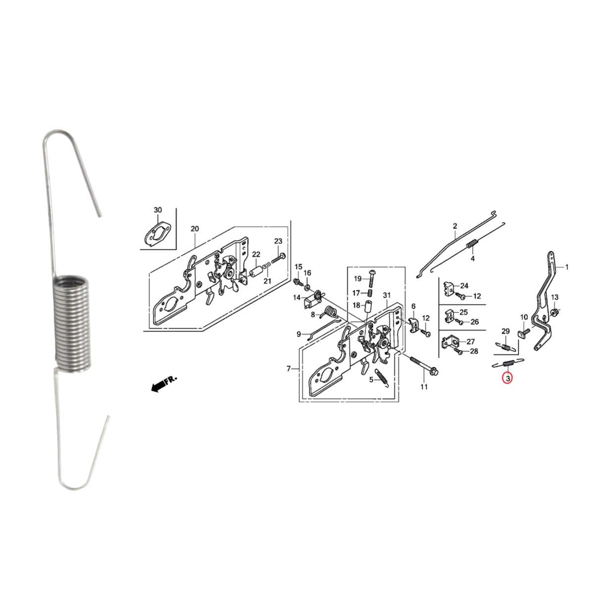 parts diagram for honda gcv160