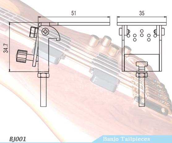 parts of a banjo diagram