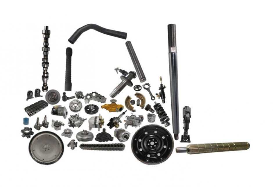 parts of a forklift diagram