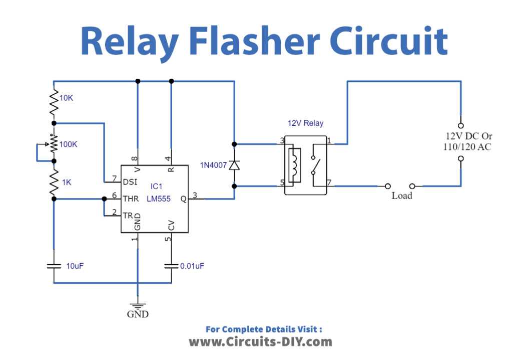 car indicator circuit diagram