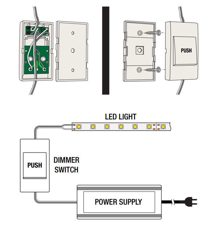 led dimmer switch circuit diagram