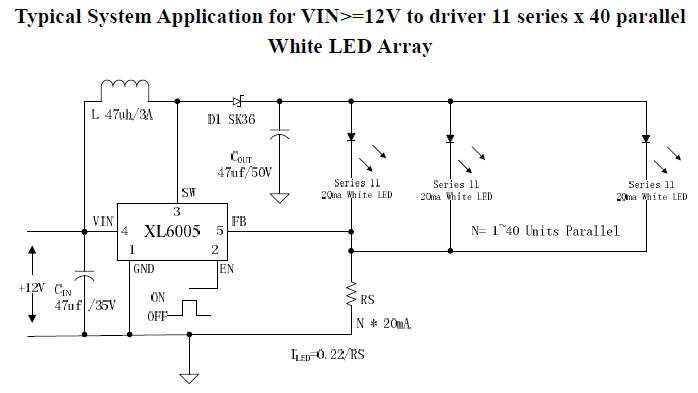 12 volt led driver circuit diagram