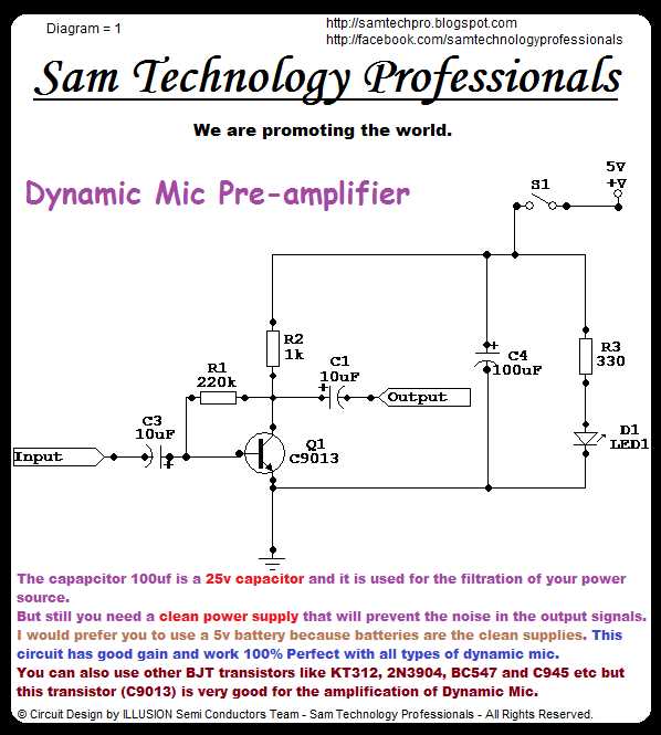 mic preamp circuit diagram mic preamp circuit diagram