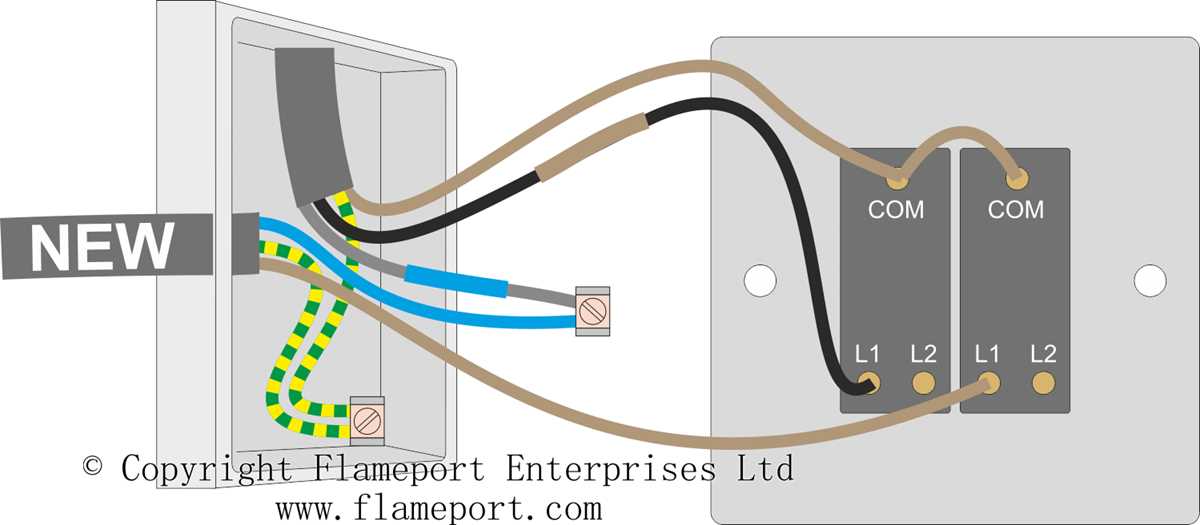 double light switch wiring diagram