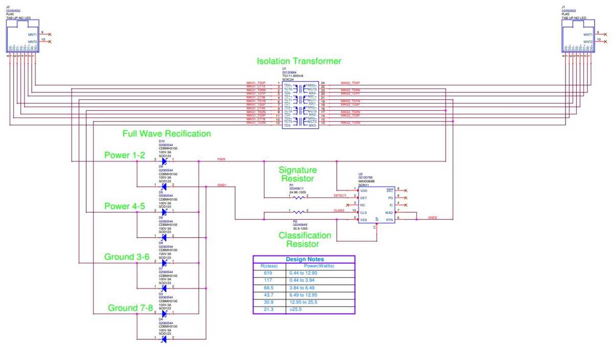 poe injector circuit diagram