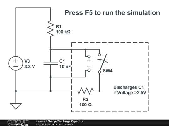 capacitor discharge unit circuit diagram
