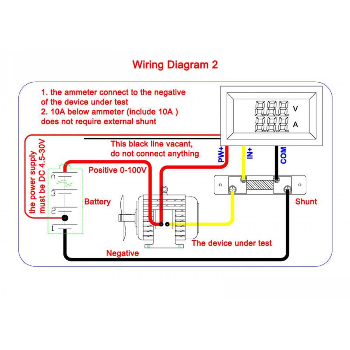 12 volt dc amp meter wiring diagram 12 volt dc amp meter wiring diagram