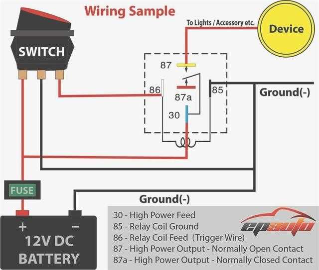 relay 12 volt wiring diagram