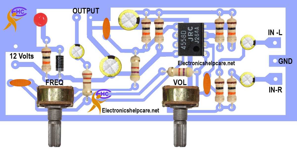 low pass filter circuit diagram for subwoofer