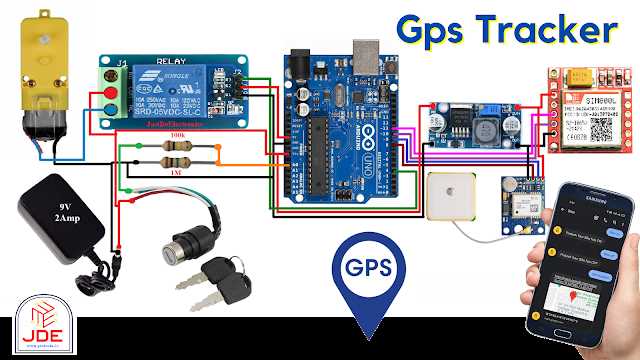 gps tracking device circuit diagram