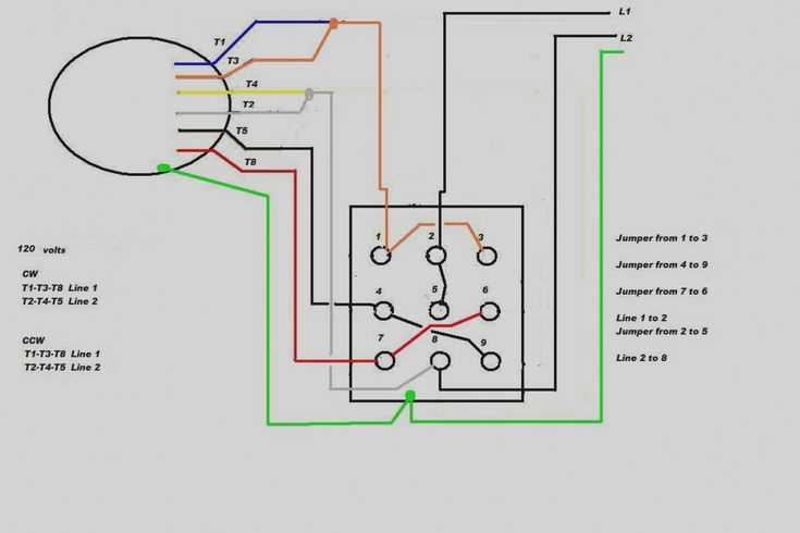 single phase reversible motor wiring diagram
