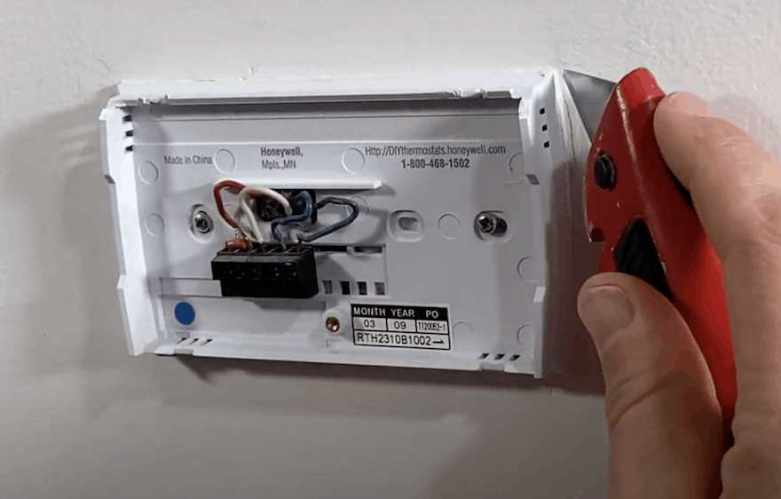 5 wire honeywell thermostat wiring diagram