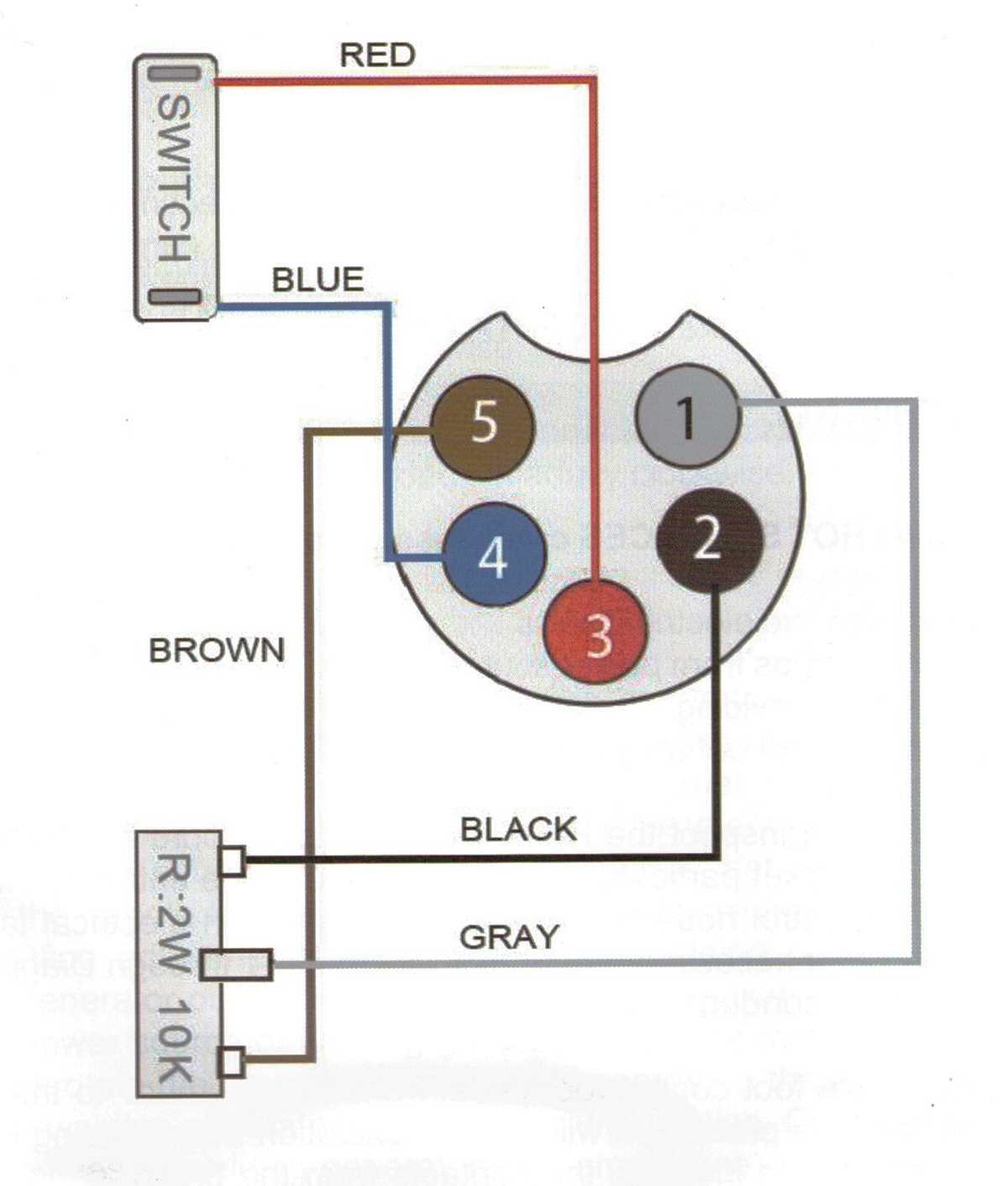 six pin wiring diagram