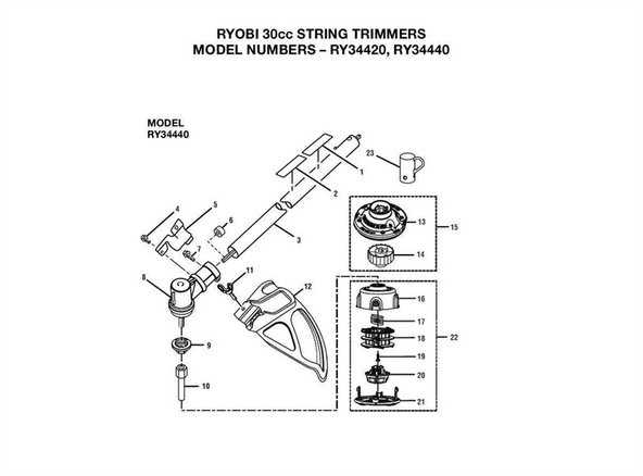 ryobi c430 parts diagram ryobi c430 parts diagram
